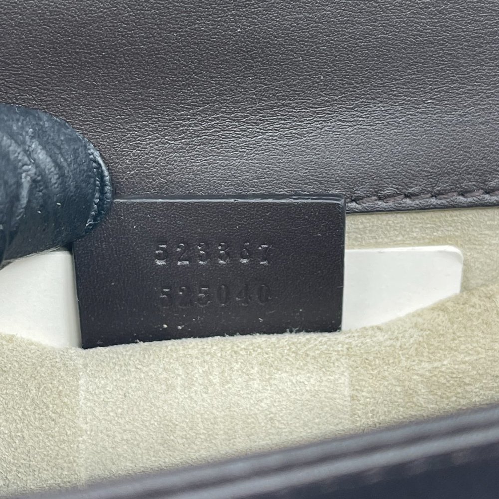 Gucci Cream and Gray Satchel with Bamboo Handle - Picture 7 of 7